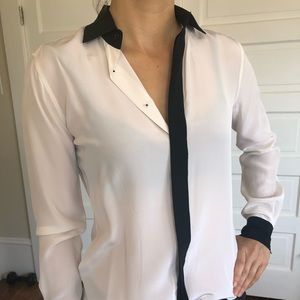 NEW W TAGS Ralph Lauren 100% silk blouse, size 4